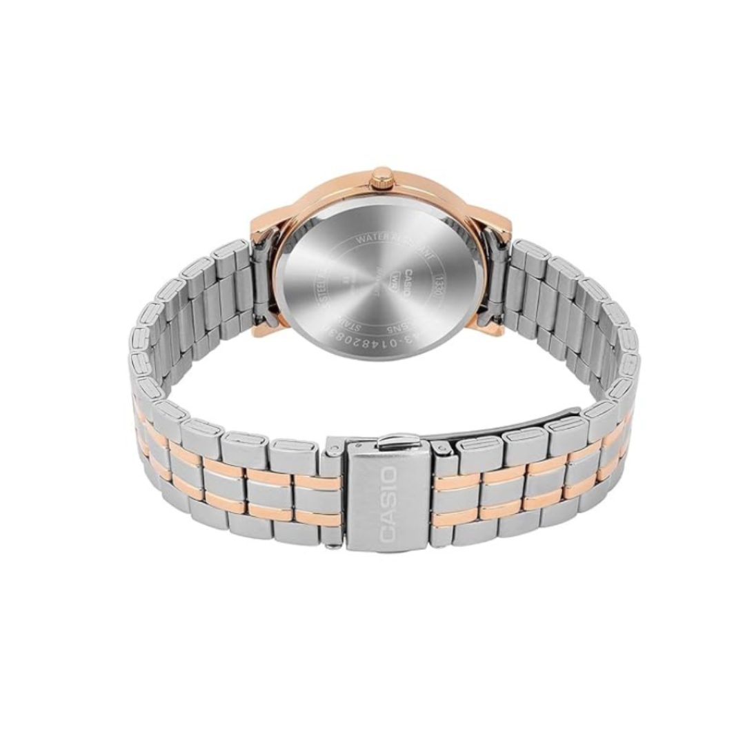 Casio LTP-SN5YSR-5A A2443 | Women Quartz Brown Dial Analog Stainless Steel Watch