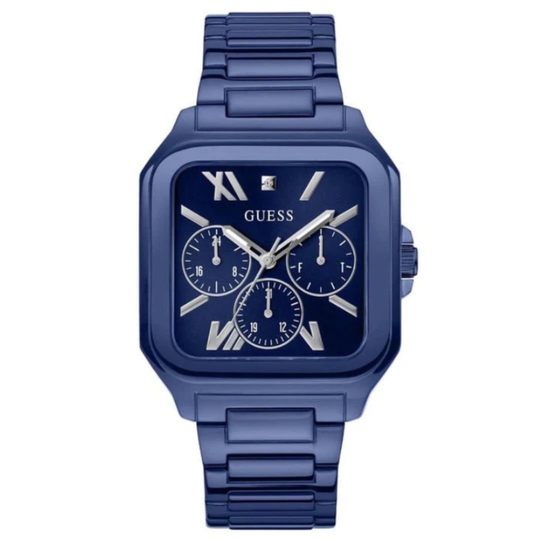 Guess GW0631G3 | Gd Integrity Men Quartz Blue Dial Analog Stainless Steel.
