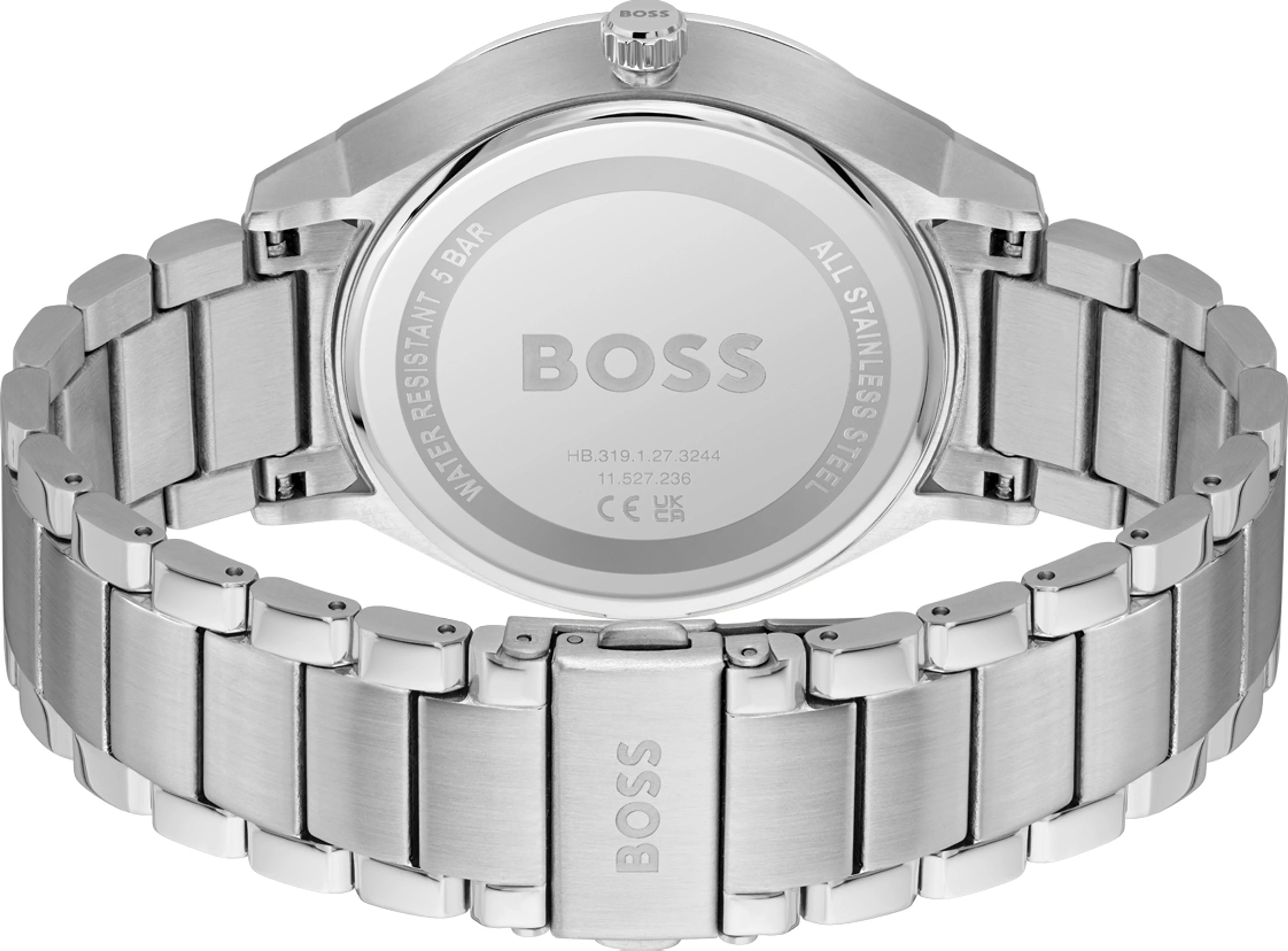 Boss 1514106 | Tyler Men Quartz Blue Dial Chronograph Stainless Steel Watch