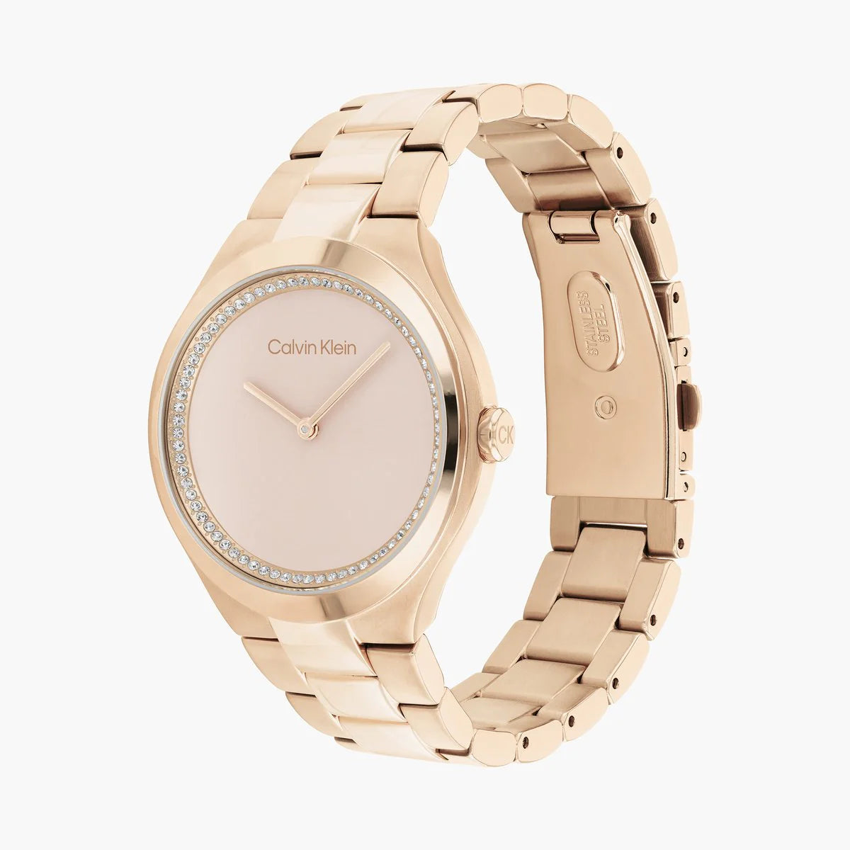 Calvin Klein 25200368 | Admire Women Quartz Gold Dial Analog Stainless Steel Watch