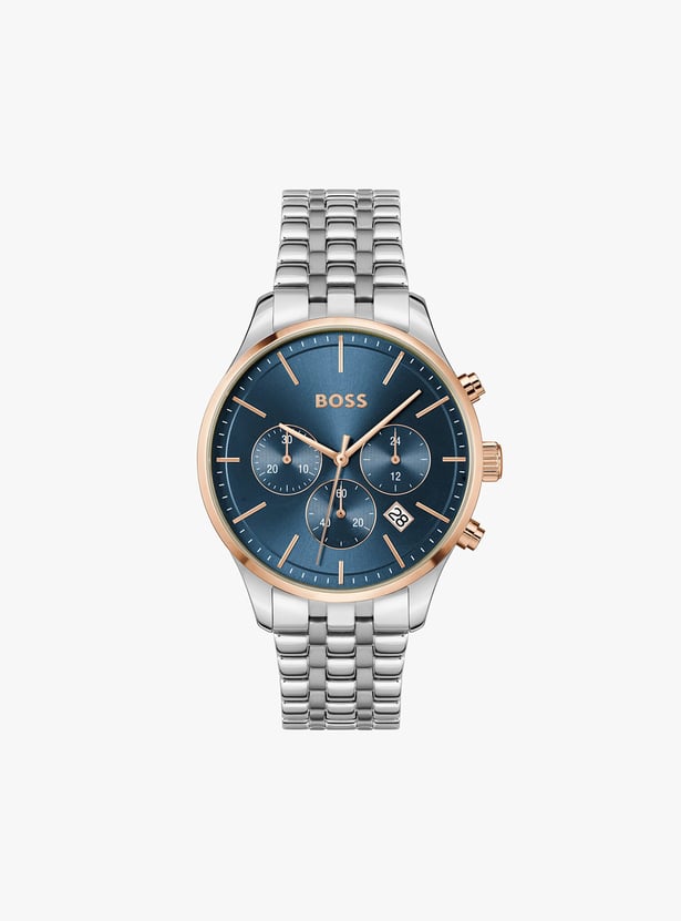 Boss 1514158 | Avery Men Quartz Blue Dial Chronograph Stainless Steel Watch.