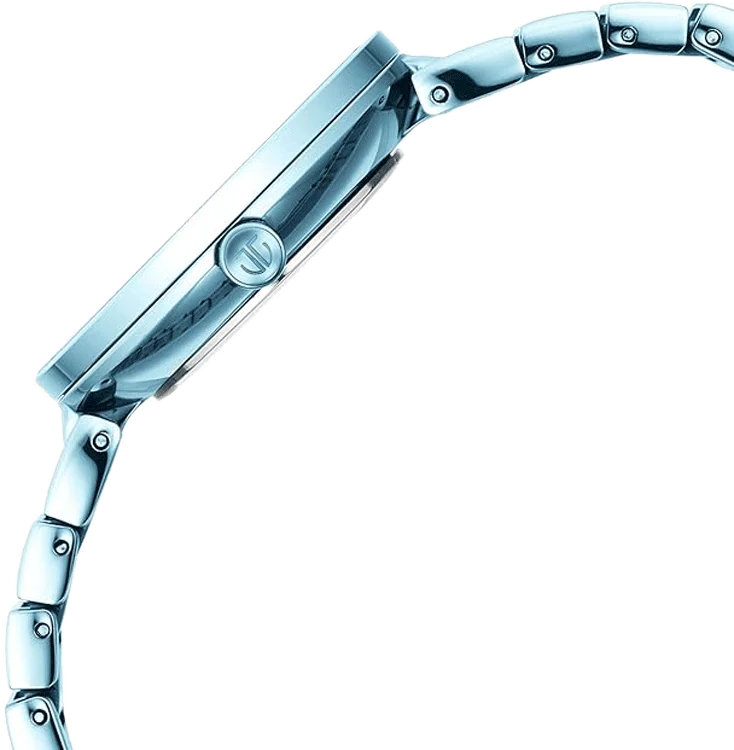 Titan 95162QM02 | Titan Quartz Analog Blue Dial Stainless Steel Strap Watch for Women