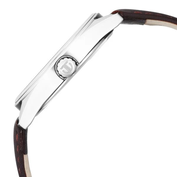 Titan 1866SL02 | Titan Workwear Brown Dial Analog Leather Strap Watch Men