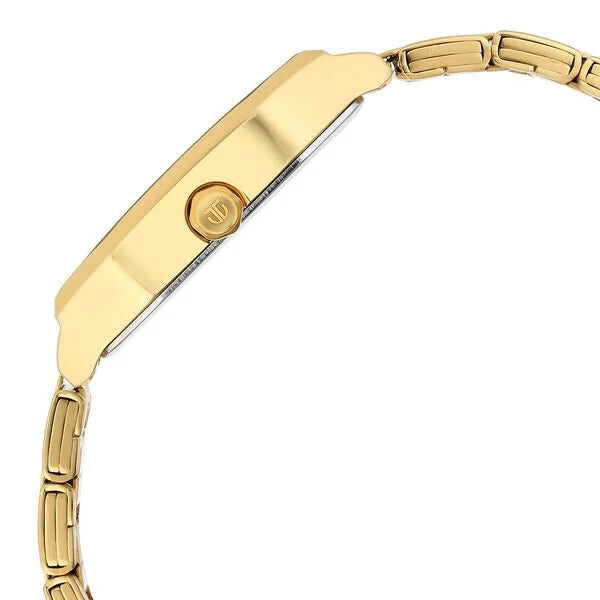 Titan 1876YM02 | Titan Regalia Opulent Quartz Analog with Day and Date White Dial Golden Metal Strap Watch For Men