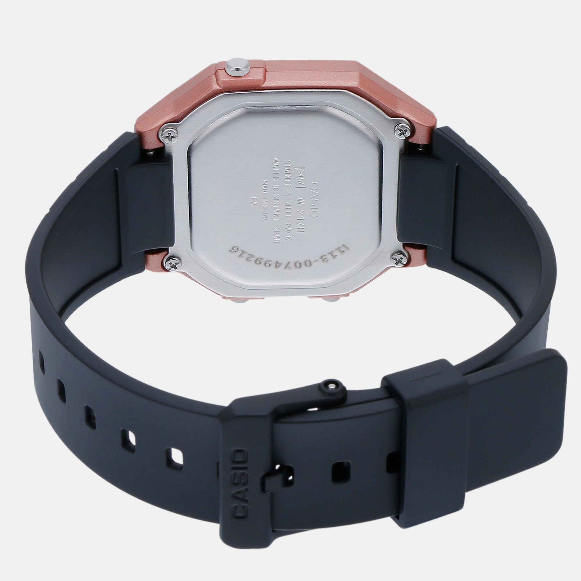 Youth Unisex Quartz Rose Gold Dial Digital Resin Watch I113