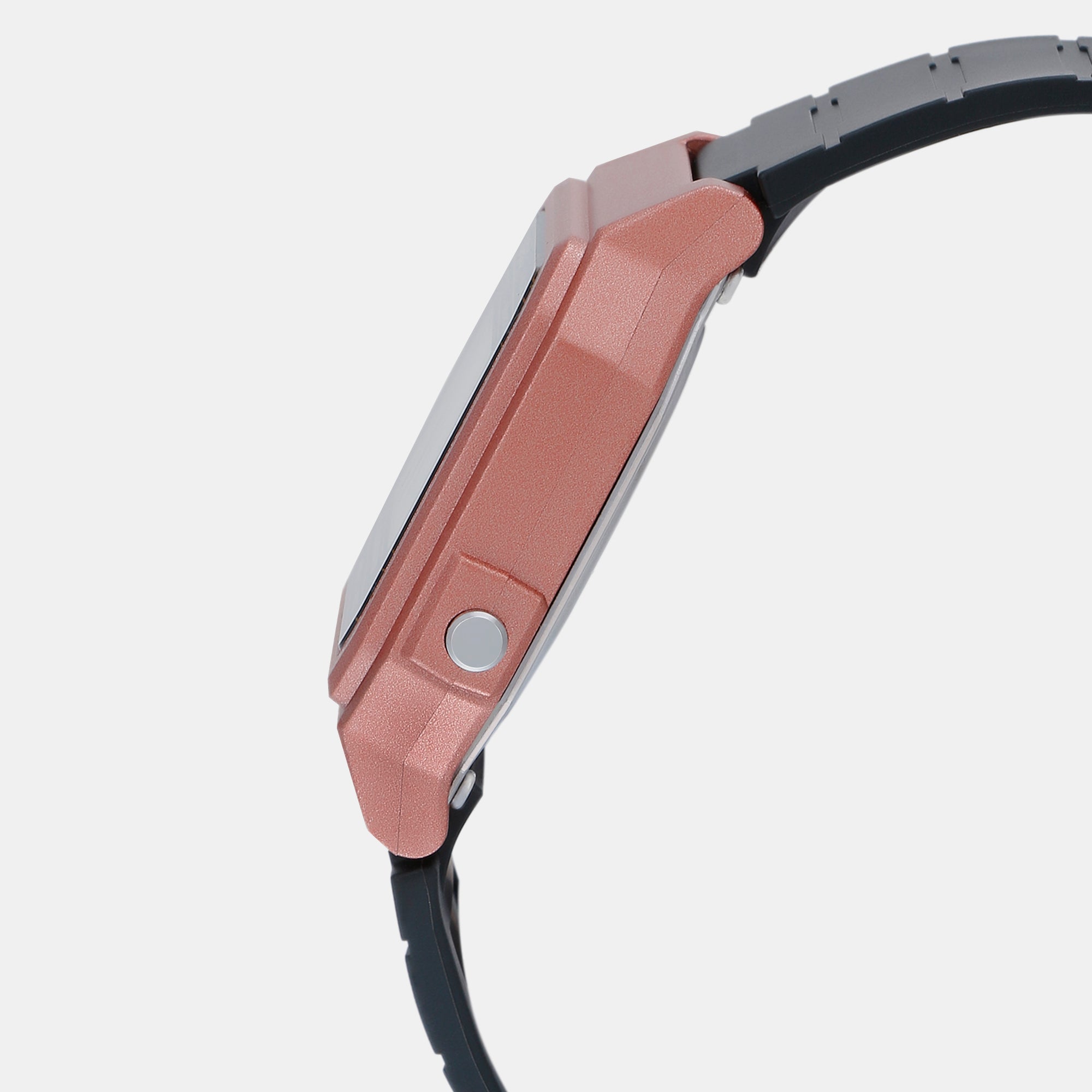 Youth Unisex Quartz Rose Gold Dial Digital Resin Watch I113
