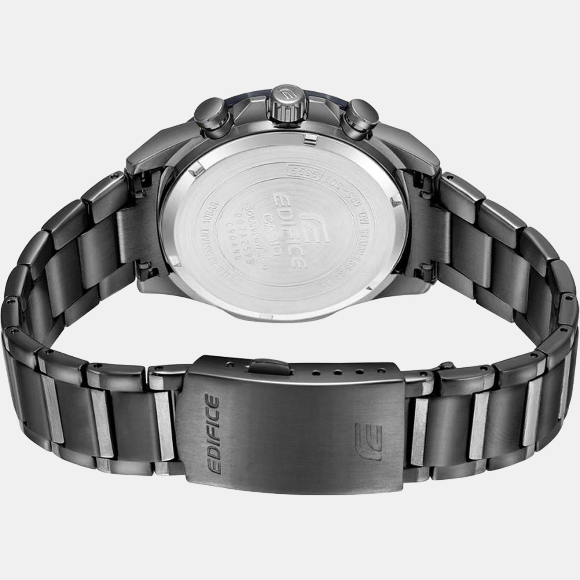 G-Shock Men Quartz Black Dial Chronograph Stainless Steel Watch ED568