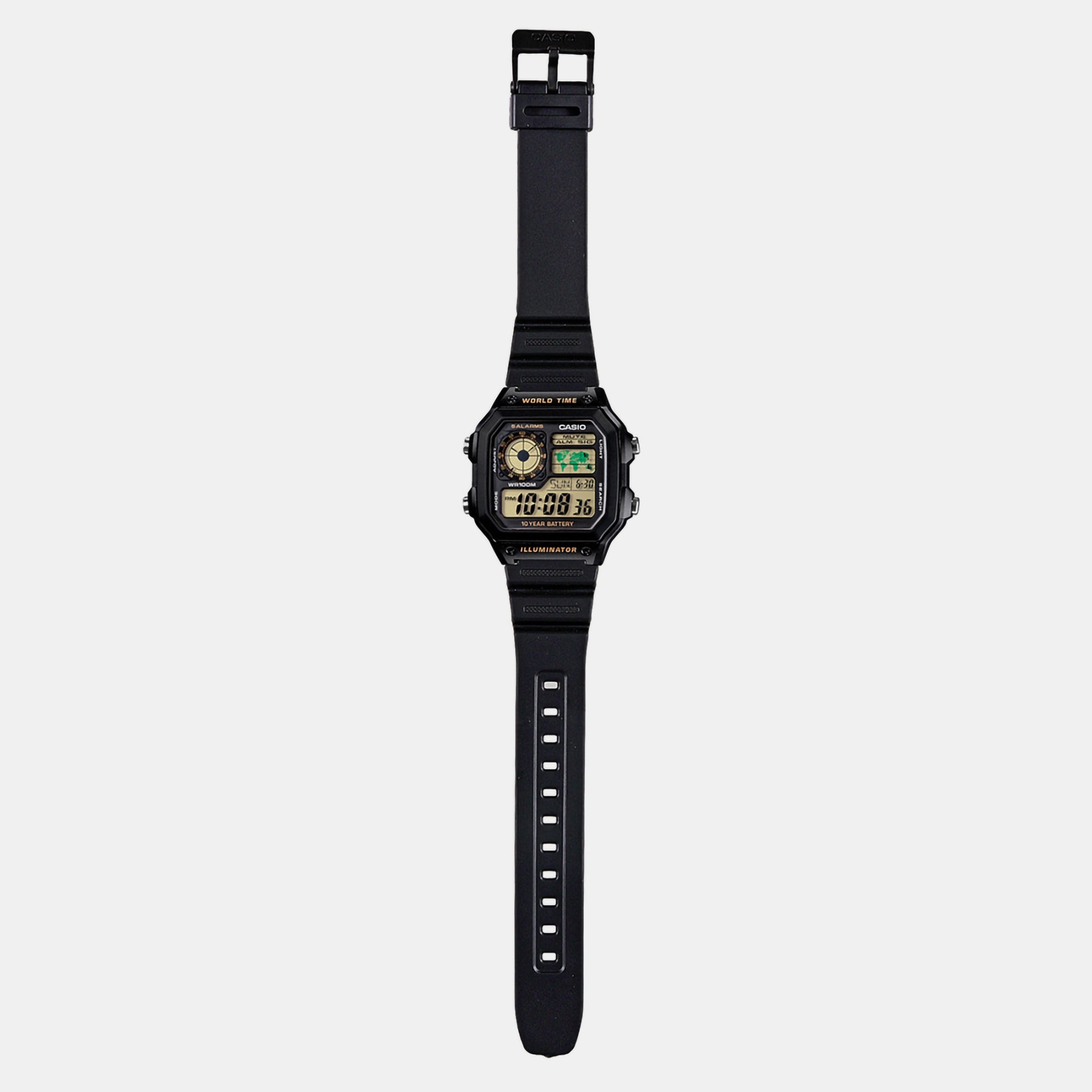 Youth Unisex Quartz Black Dial Digital Resin Watch D098
