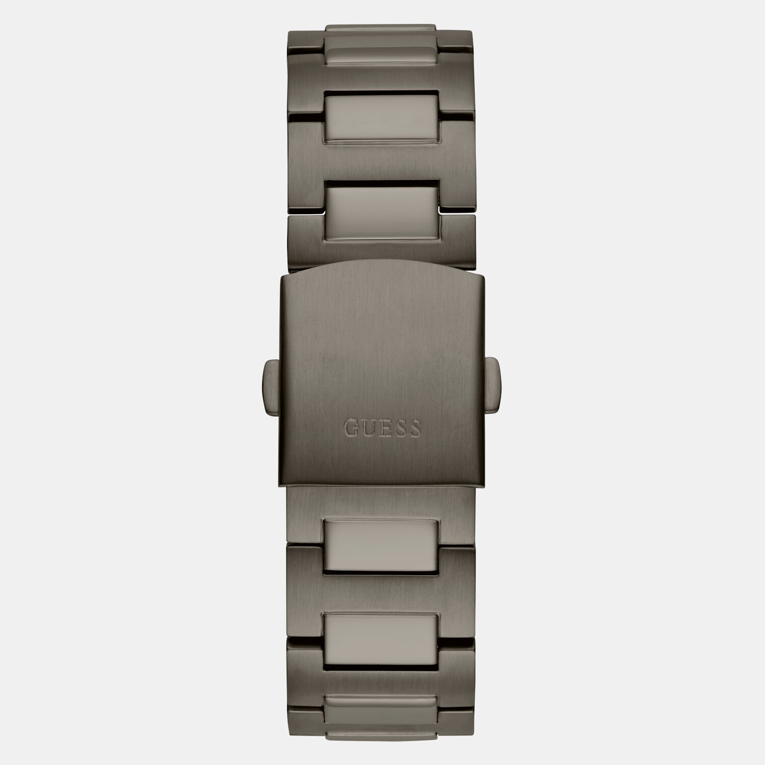 Guess Men Quartz Gunmetal Dial Chronograph Stainless Steel Watch