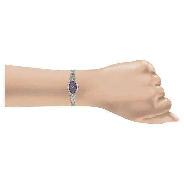 Titan 2418SM01 | Titan Karishma Blue Dial Analog Metal Strap Watch for Women