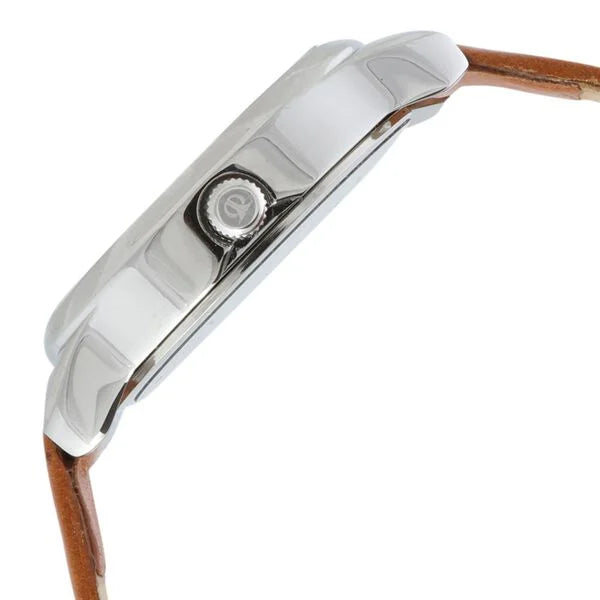 Titan 2481SL06 | Titan Workwear Silver Dial Women Watch With Leather Strap