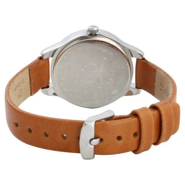 Titan 2481SL06 | Titan Workwear Silver Dial Women Watch With Leather Strap