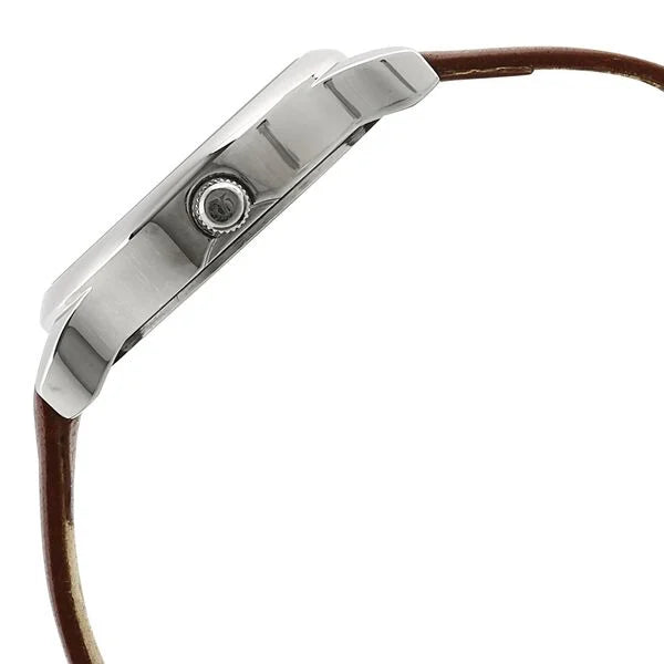 Titan 2481SL07 | Titan Women's Chic minimalist watch with Black dial and leather strap