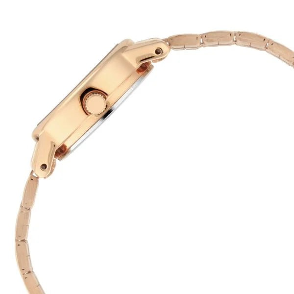 Titan 2593WM01 | Titan Quartz Analog Silver Dial Rose Gold Stainless Steel Strap Watch For Women