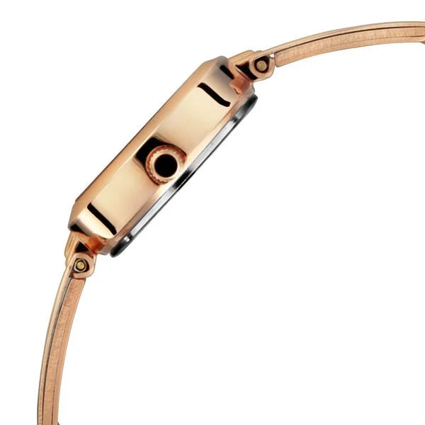 Titan 2598WM01 | Titan Quartz Analog Silver Dial Rose Gold Metal Strap Watch For Women