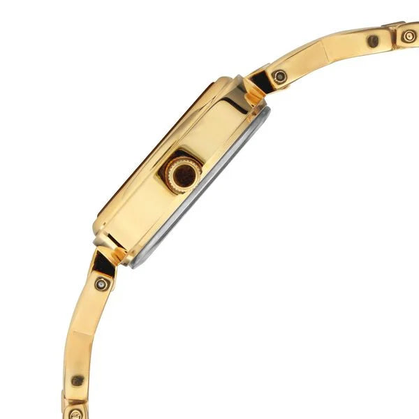 Titan 2601YM03 | Titan Quartz Analog with Day and Date Champagne Dial Metal Strap Watch for Women