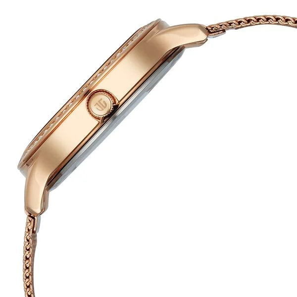 Titan 2634WM06 | Titan Purple Superheads Quartz Analog Rose Gold Dial Rose Gold Stainless Steel Strap Watch For Women