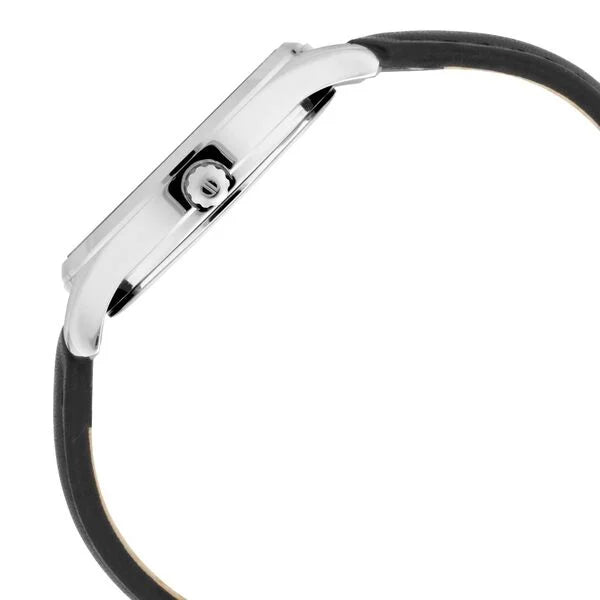 Titan 2639SL01 | Titan Workwear Black Dial Women Watch With Leather Strap