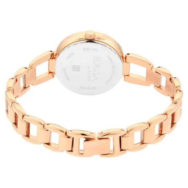 Titan 2642WM01 | Raga Women's Viva Trendsetter Rose Gold Watch
