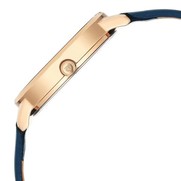Titan 2648WL08 | Titan Neo Quartz Analog Blue Dial Leather Strap Watch For Women