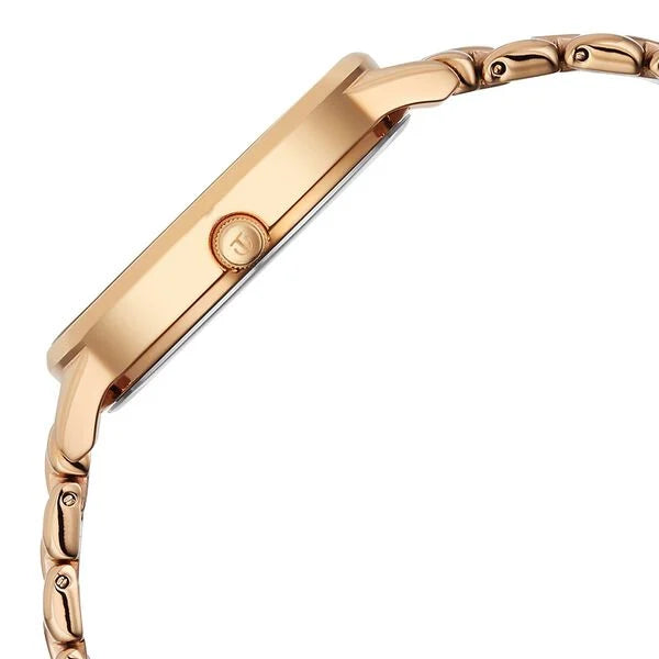 Titan 2648WM12 | Titan Neo Quartz Analog Grey Dial Rose Gold Metal Strap Watch For Women