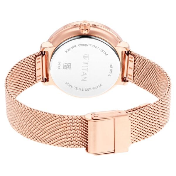 Titan 2651WM02 | Titan Womens's Svelte Silver: Multi-Function Watch Metal Strap