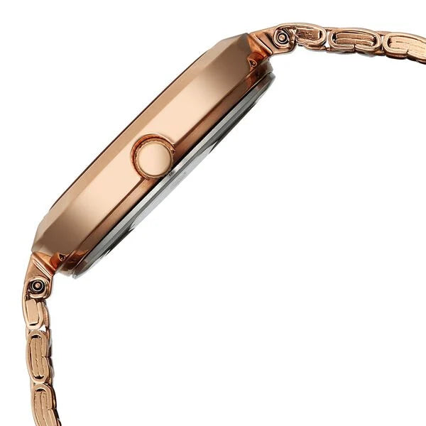 Titan 2969WM01 | Titan  Karishma Quartz Analog Pink Dial Rose Gold Stainless Steel Strap Watch For Women
