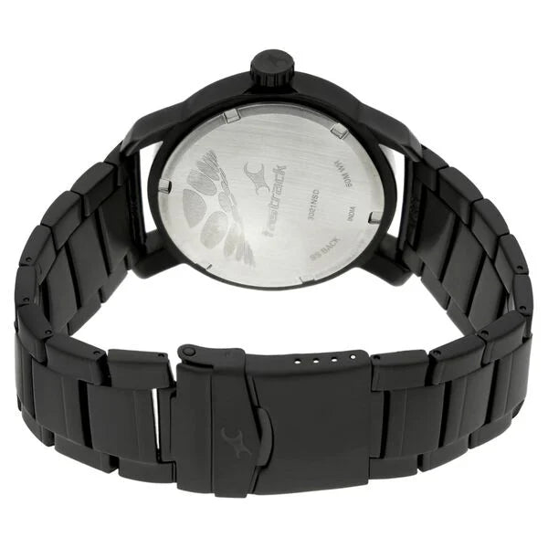 Fastrack 3021NM01 | Fastrack Quartz Analog White Dial Metal Strap Watch for Guys
