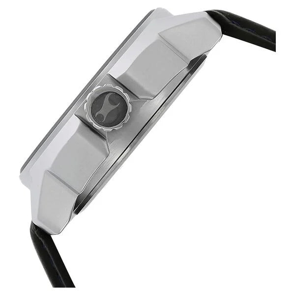 Fastrack NK3089SL01 | Fastrack Quartz Analog Purple Dial Leather Strap Watch for Guys