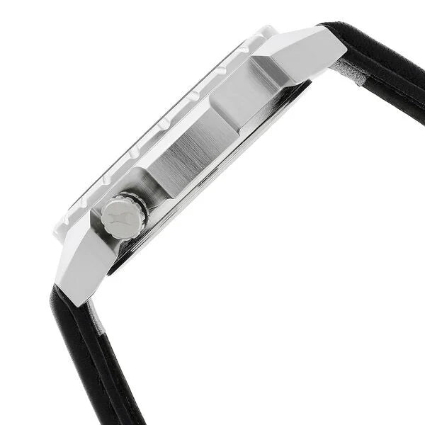 Fastrack 3090SL04 | Fastrack Loopholes Quartz Analog Black Dial Leather Strap Watch for Guys