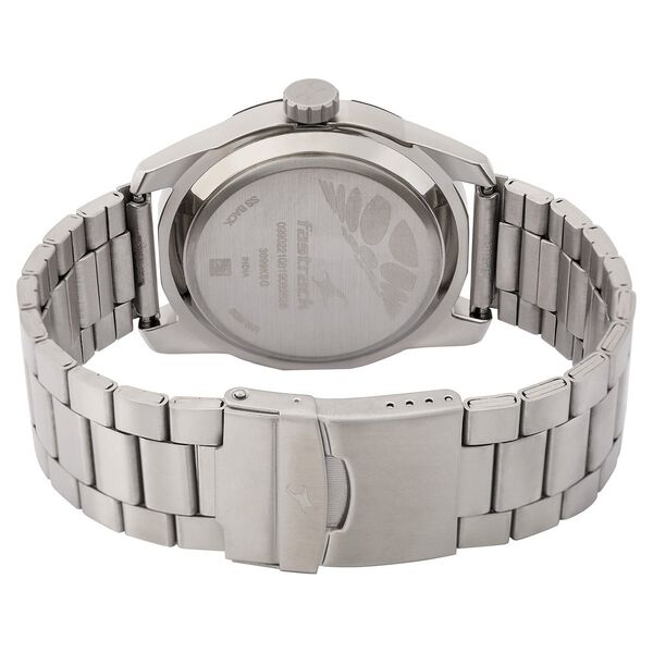 Fastrack NK3099SM01 | Fastrack Quartz Analog Silver Dial Stainless Steel Strap Watch for Guys