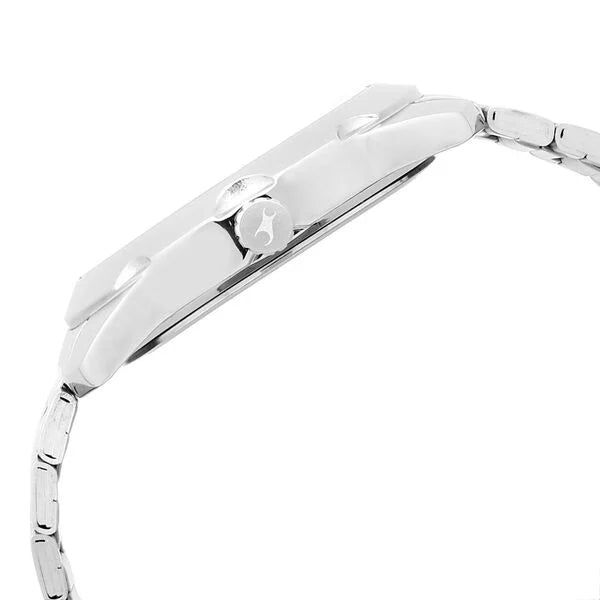 Fastrack 3123SM05 | Fastrack Road Trip Quartz Analog White Dial Stainless Steel Strap Watch for Guys