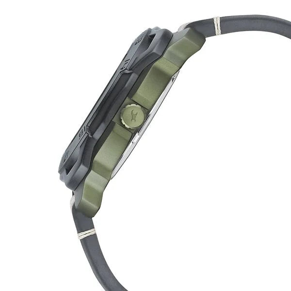 Fastrack 3192AL01 | Fastrack All Nighters Quartz Analog Grey Dial Leather Strap Watch for Guys