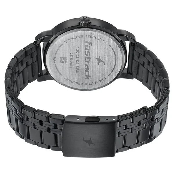 Fastrack 3278NM01 | Fastrack Style Up Grey Dial Stainless Steel Strap Watch for Guys