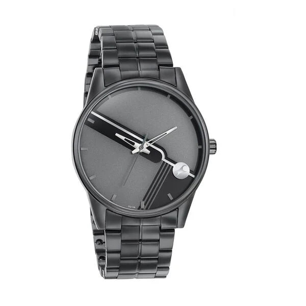 Fastrack 3305NM02 | Fastrack Stunners Quartz Analog Grey Dial Stainless Steel Strap Watch for Guys