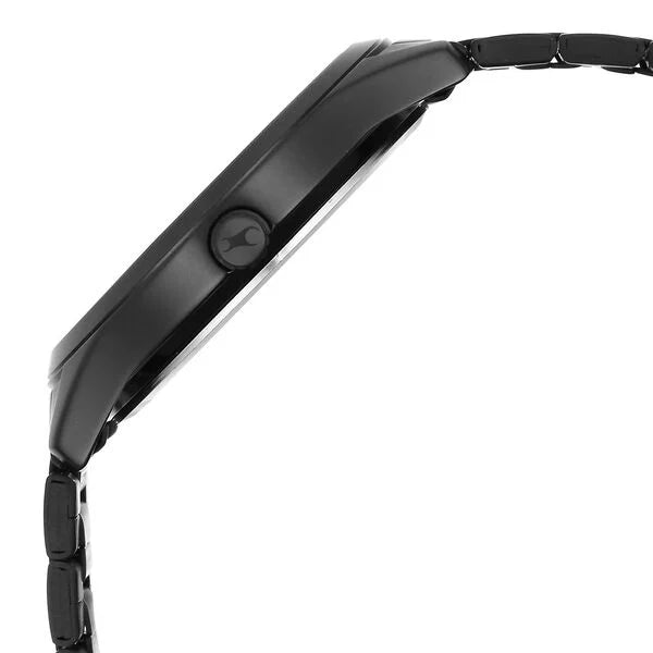 Fastrack 3317NM01 | Fastrack Stunners Quartz Analog Black Dial Black Metal Strap Watch For Guys
