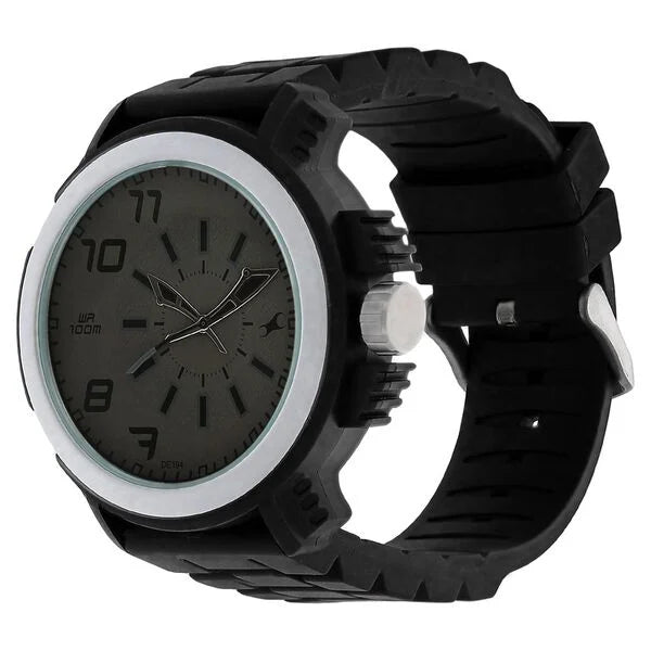 Fastrack 38015PP01 | Fastrack Quartz Analog Grey Dial Plastic Strap Watch for Guys