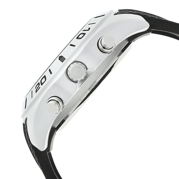 Fastrack NK38034SP03 | Fastrack Quartz Analog Digital Grey Dial Silicone Strap Watch for Guys