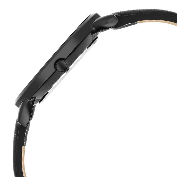 Fastrack 38159NL01 | Fastrack Stunners X Quartz Analog Black Dial Leather Strap Watch For Guys