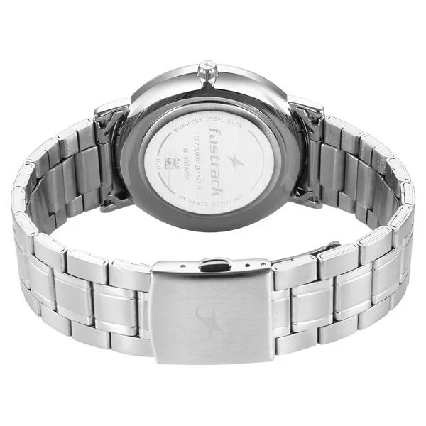 Fastrack 38163SM02 | Fastrack Stunners X Quartz Analog Green Dial Stainless Steel Strap Watch For Guys