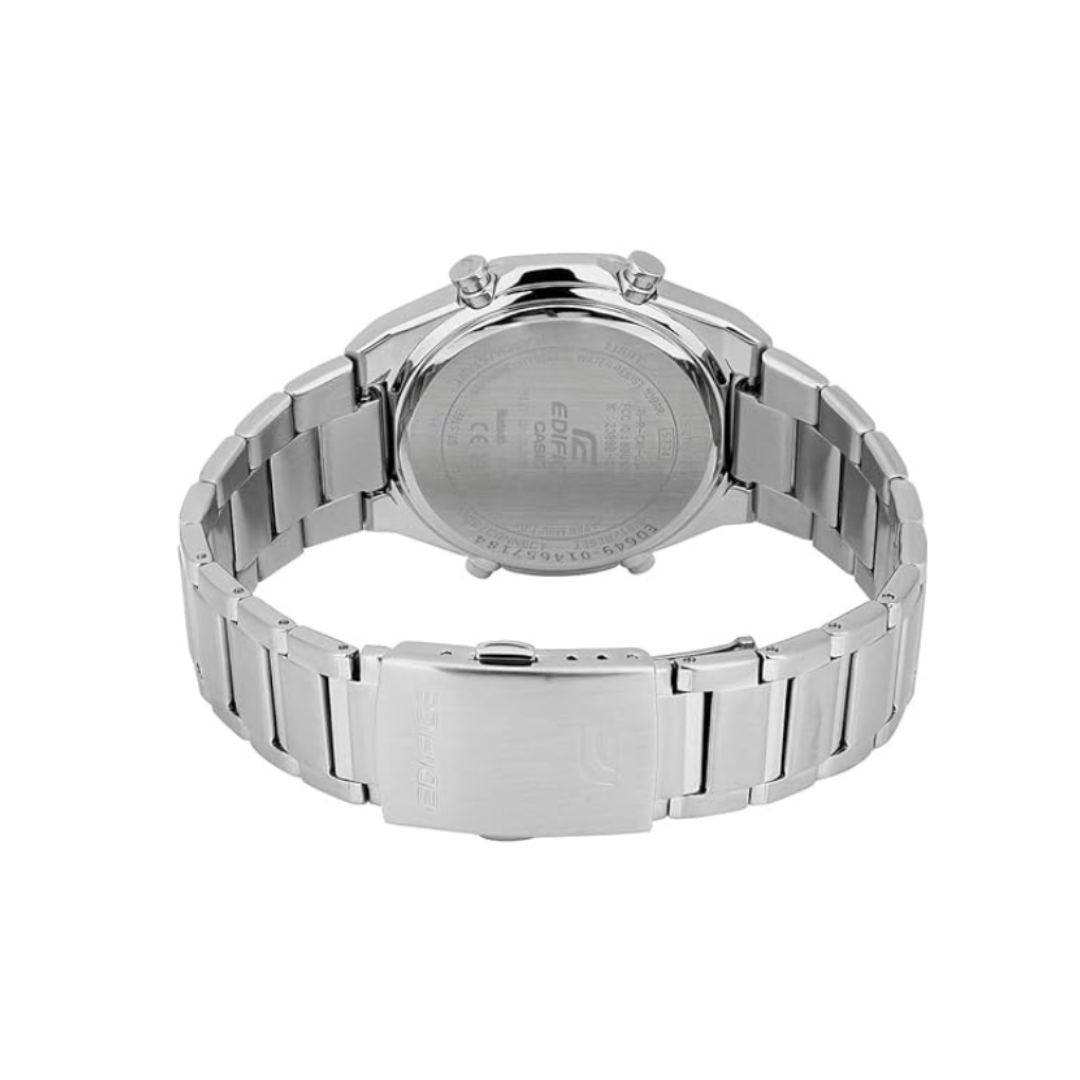 Casio ECB-S10D-8ADF ED650 | Edifice Men Quartz Grey Dial Analog-Digital Stainless Steel Watch