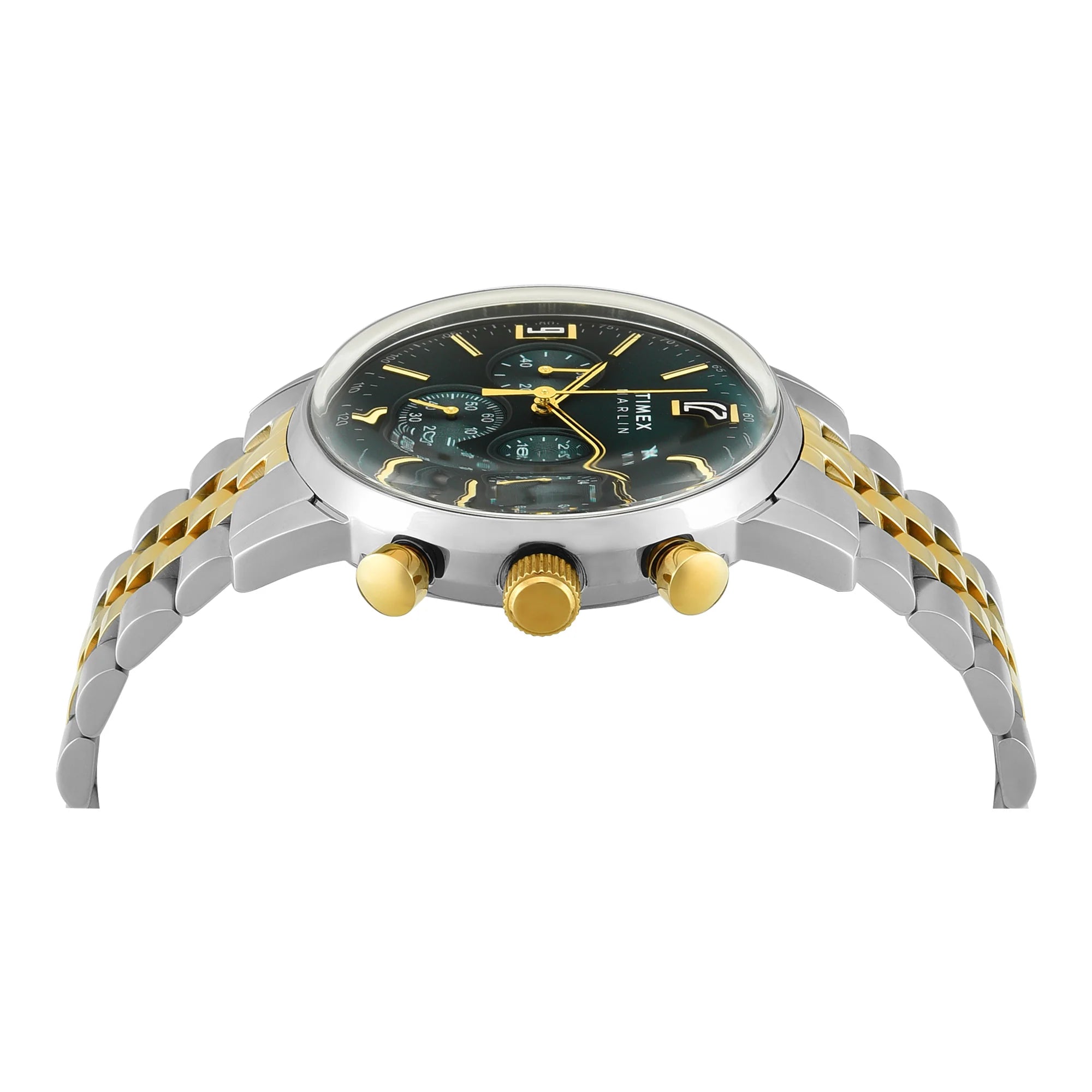Timex TWEG26707 | TIMEX Marlin Green Round Dial Analog Men's Watch.