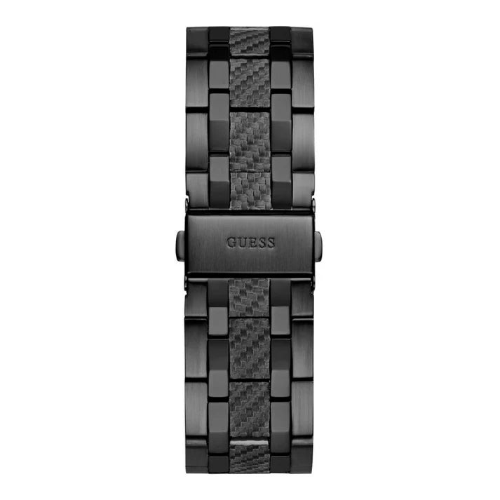 Guess GW0714G4 | Gs Resistance Men Quartz Black Dial Analog Stainless Steel.