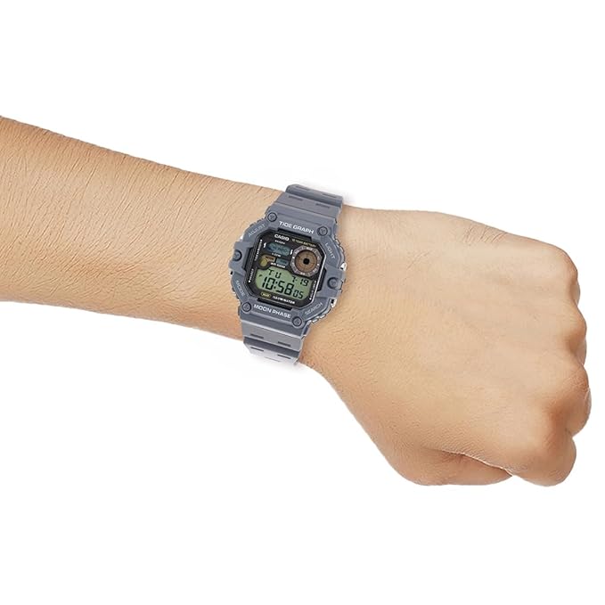 Casio D387 | Casio Youth AE-1600H-8BVDF Digital Grey Dial Men
