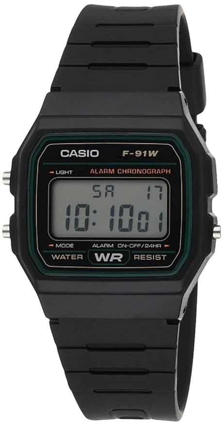 Casio D246 | Casio Youth Digital Black Dial Unisex F-91W-3DG