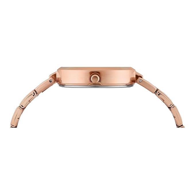 Timex TW000X276 | Fashion Women Quartz Rose Gold Dial Analog Stainless Steel Watch
