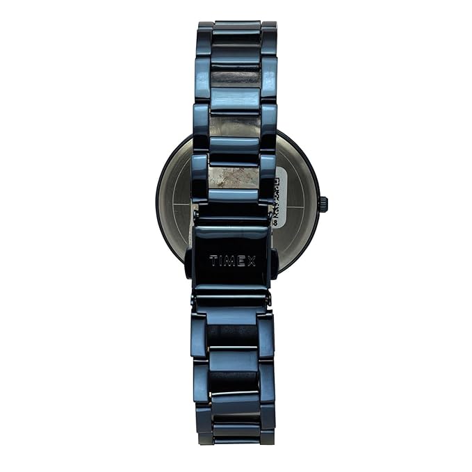 Timex TW000X268 | Fashion Women Quartz Blue Dial Multi-Function Stainless Steel Watch.