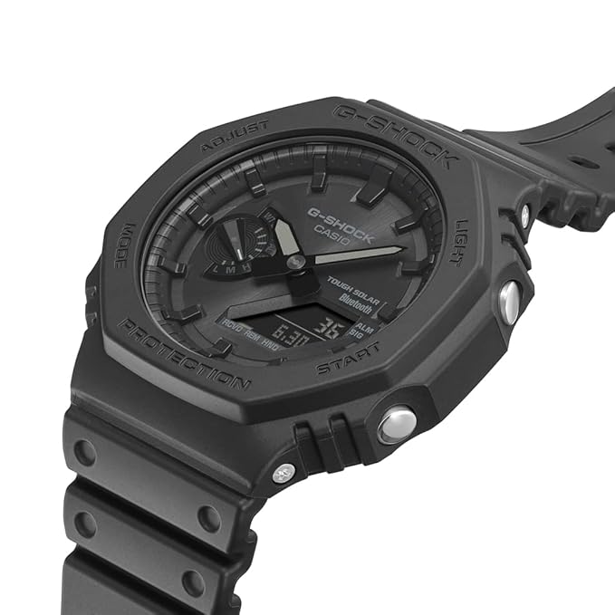 Casio G1242 | Casio G-Shock GA-B2100-1A1DR Black Analog-Digital Dial Black Resin Strap Men's Watch Tough Solar Bluetooth