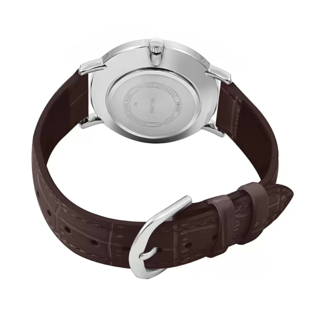 Casio LTP-VT01L-2BUDF A1629 | Enticer Women Quartz Blue Dial Analog Leather Watch