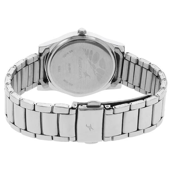 Fastrack 6046SM02 | Fastrack Quartz Analog Pink Dial Stainless Steel Strap Watch for Girls